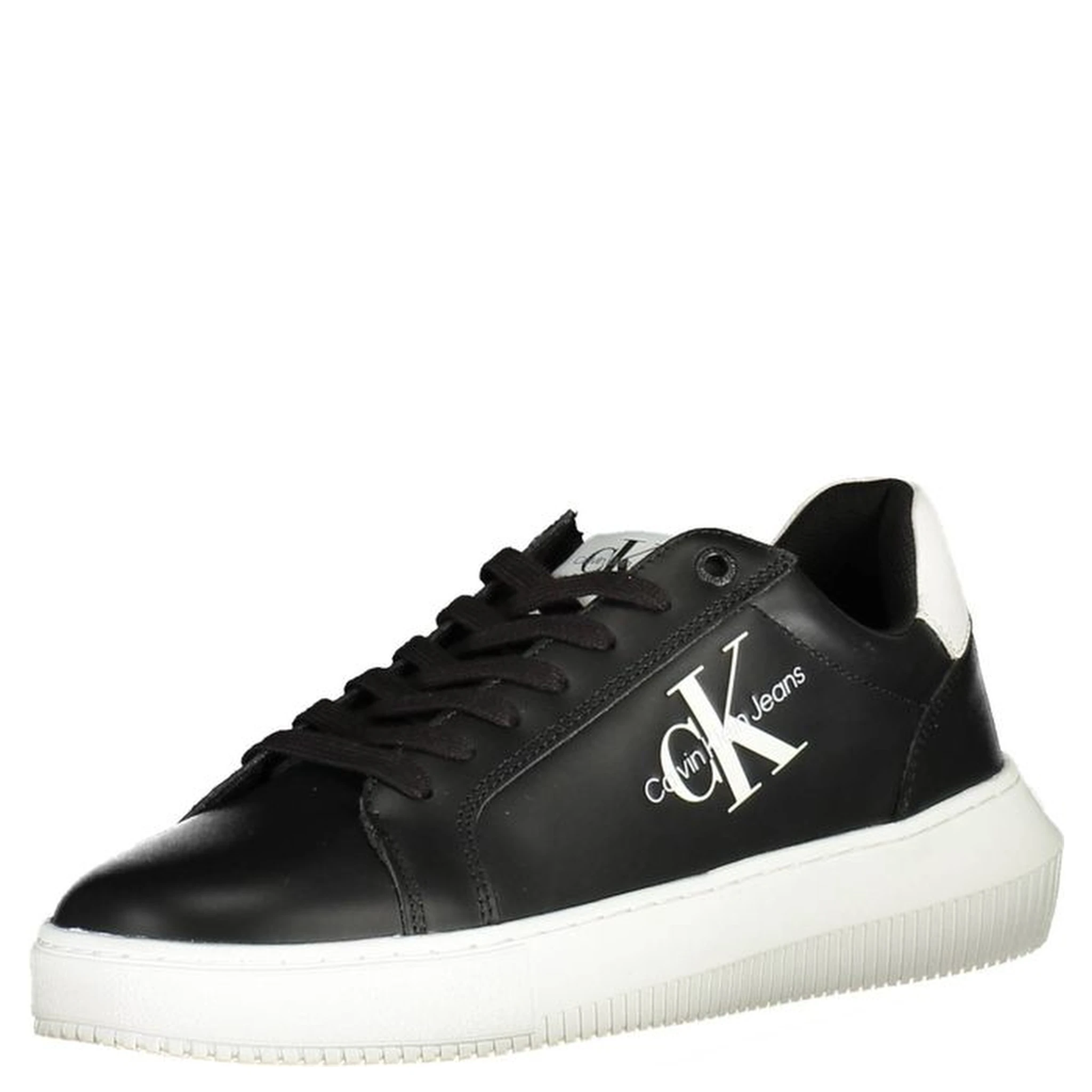 Black Polyester Sneaker
