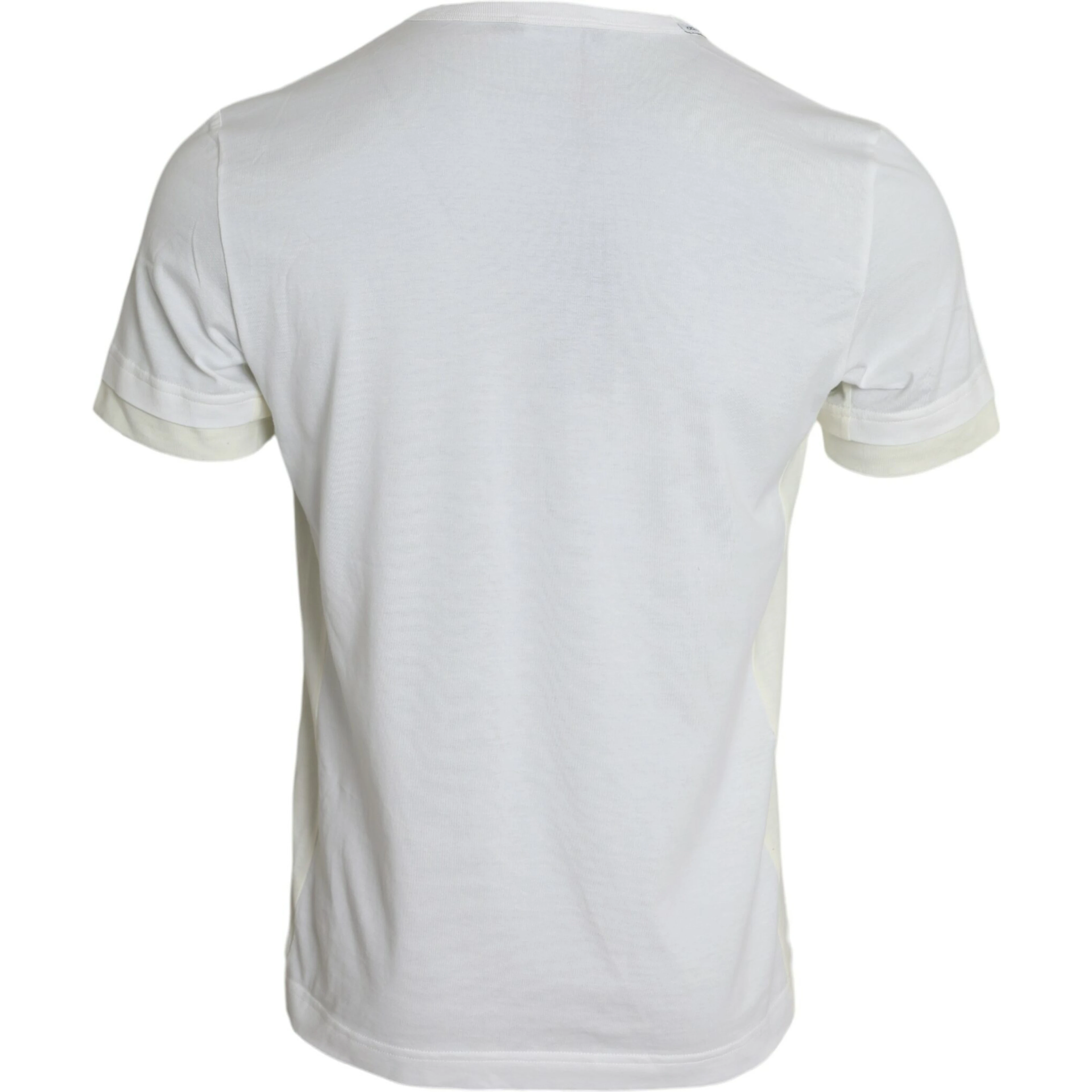White Cotton Pocket Short Sleeves T-shirt