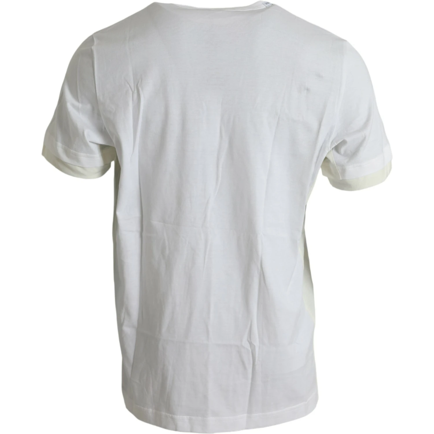 White Cotton Pocket Short Sleeves T-shirt