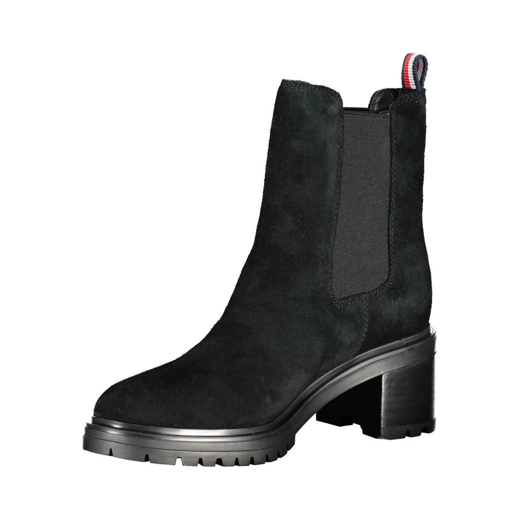 Black Polyester Ankle