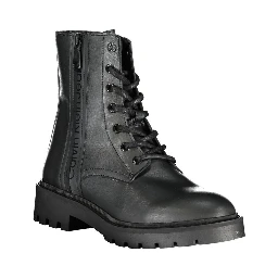 Black Polyester Ankle