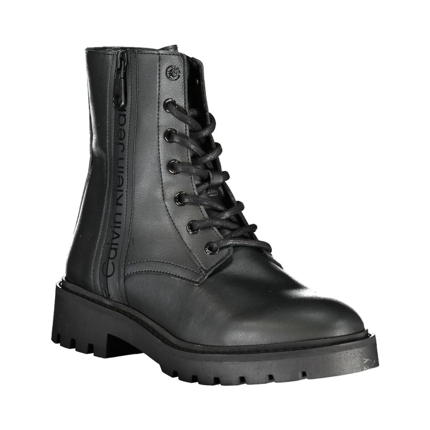 Black Polyester Ankle