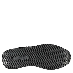 Black Polyester Sneaker