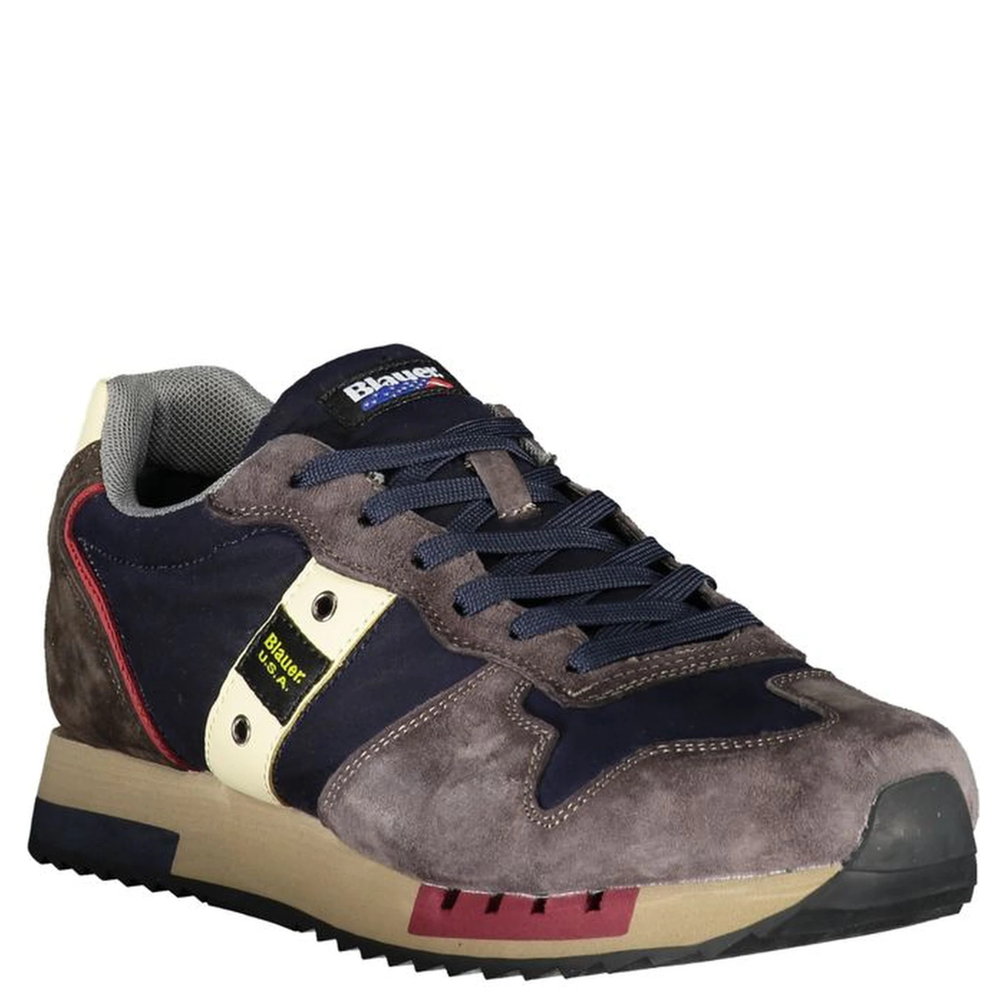 Blue Polyester Sneaker