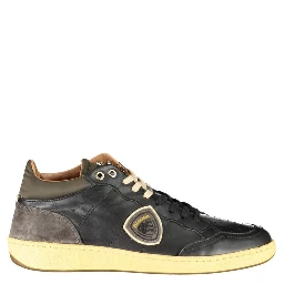 Black Polyester Sneaker