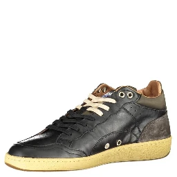 Black Polyester Sneaker