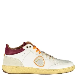 White Polyester Sneaker