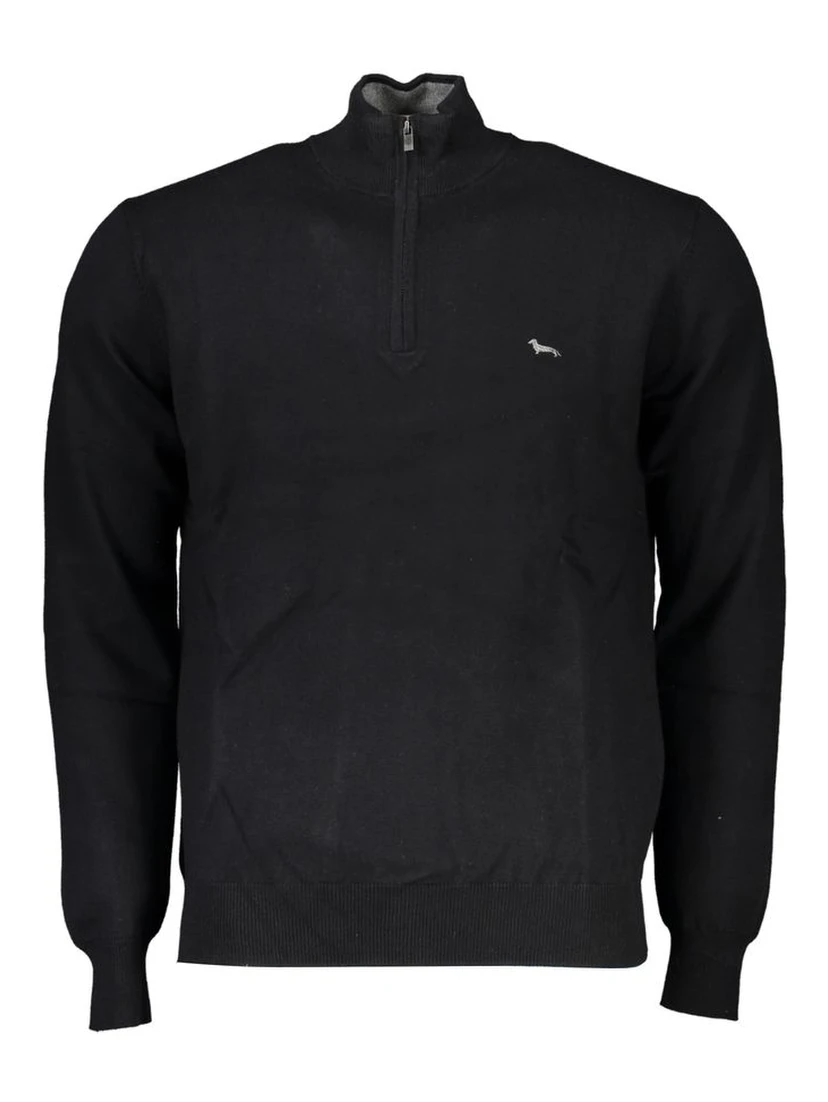 Black Cotton Sweater