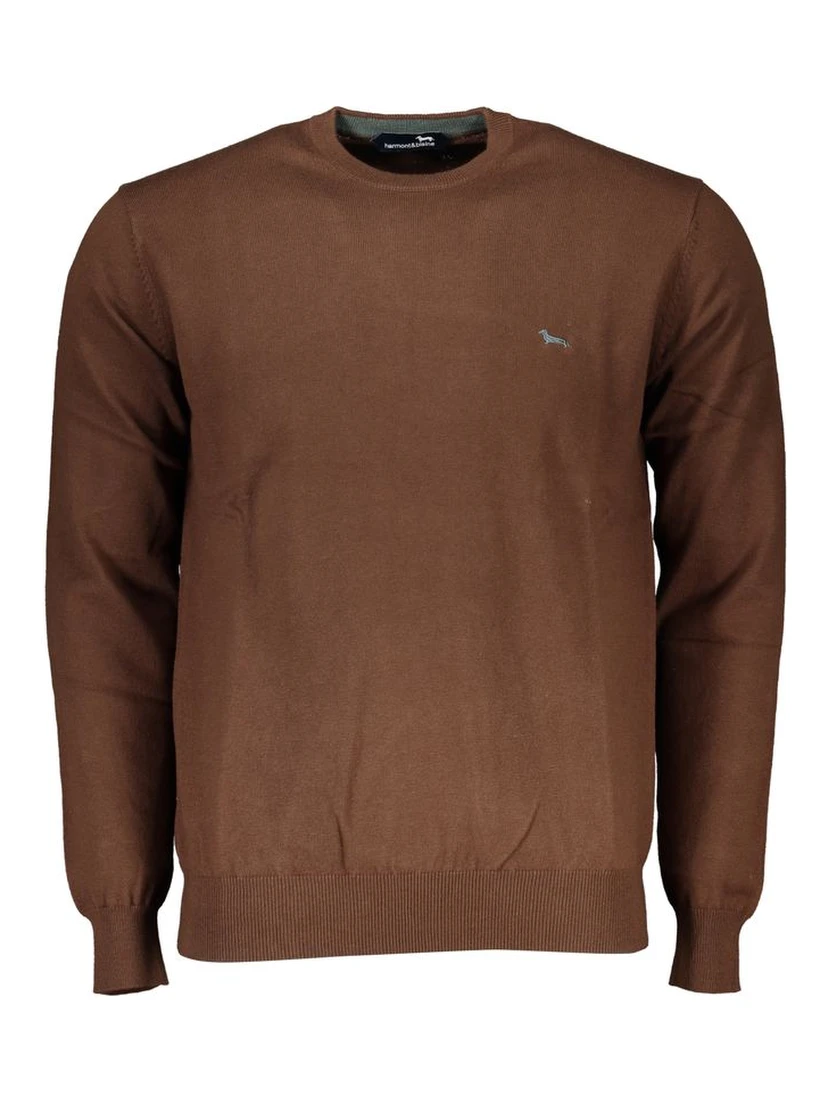 Brown Cotton Sweater