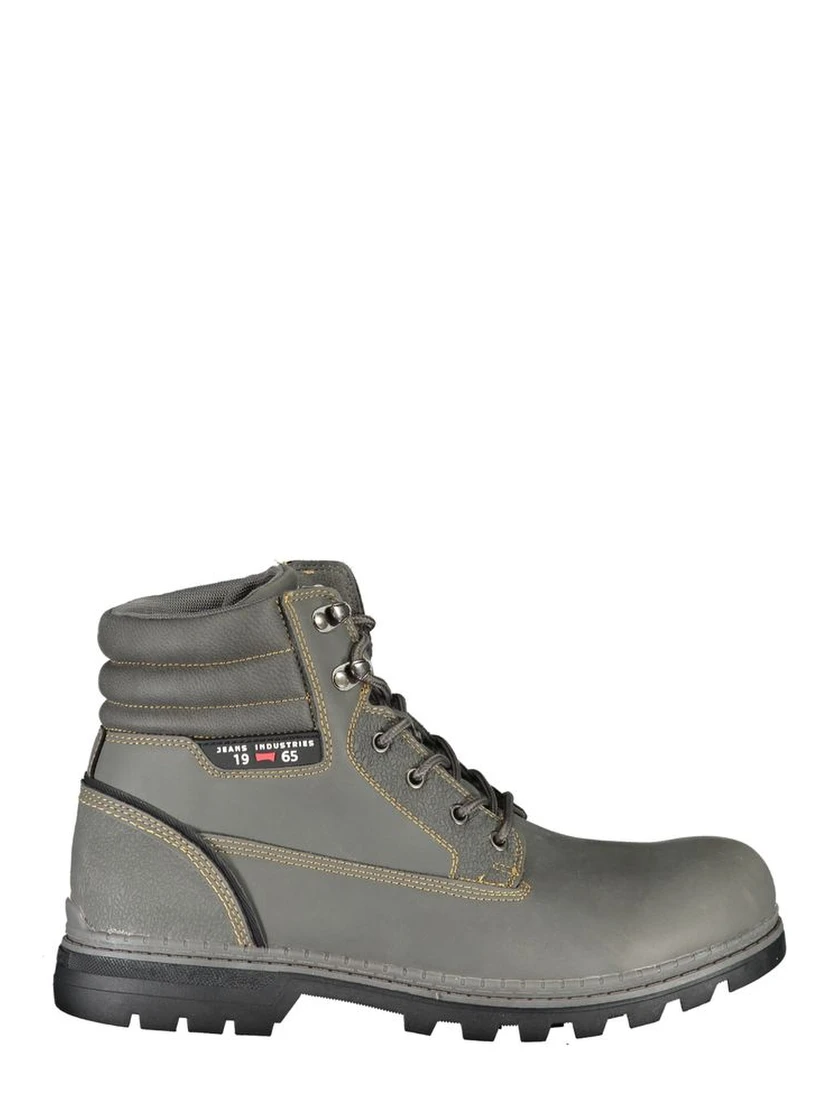 Gray Polyester Ankle