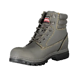 Gray Polyester Ankle