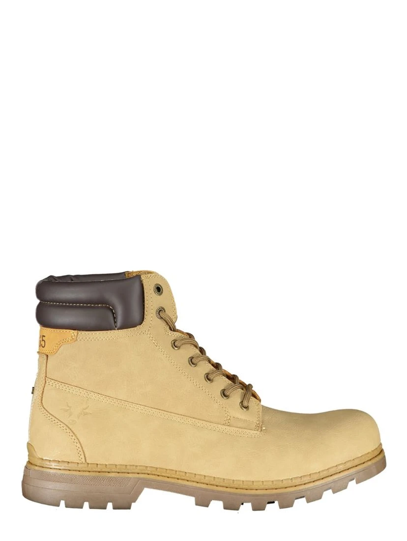 Beige Polyester Ankle