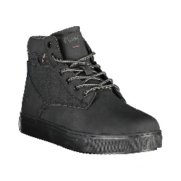 Black Polyester Ankle