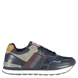 Blue Polyester Sneaker