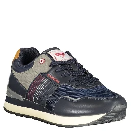 Blue Polyester Sneaker