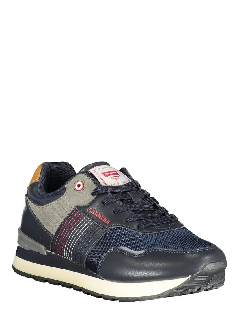 Blue Polyester Sneaker