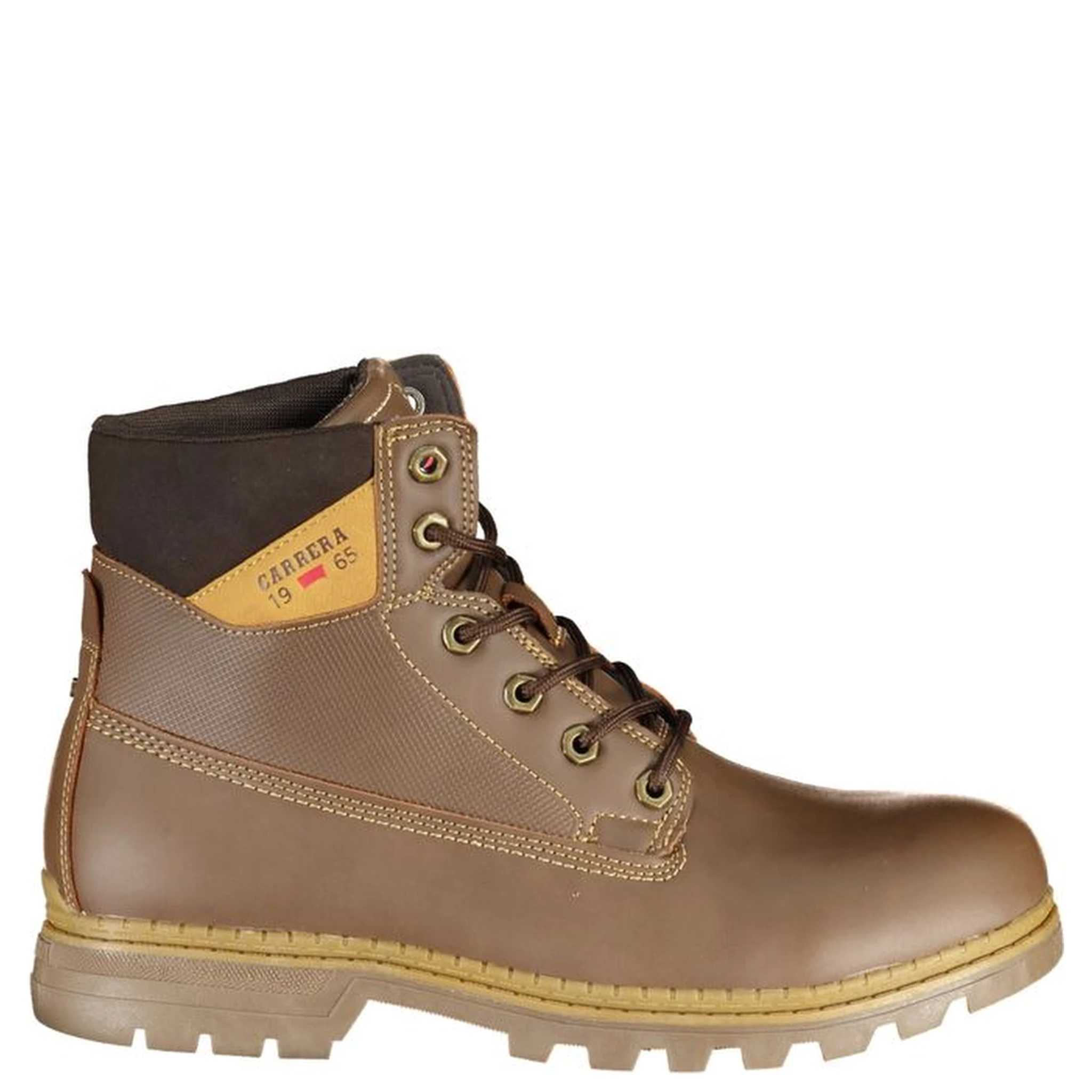 Brown Polyester Ankle