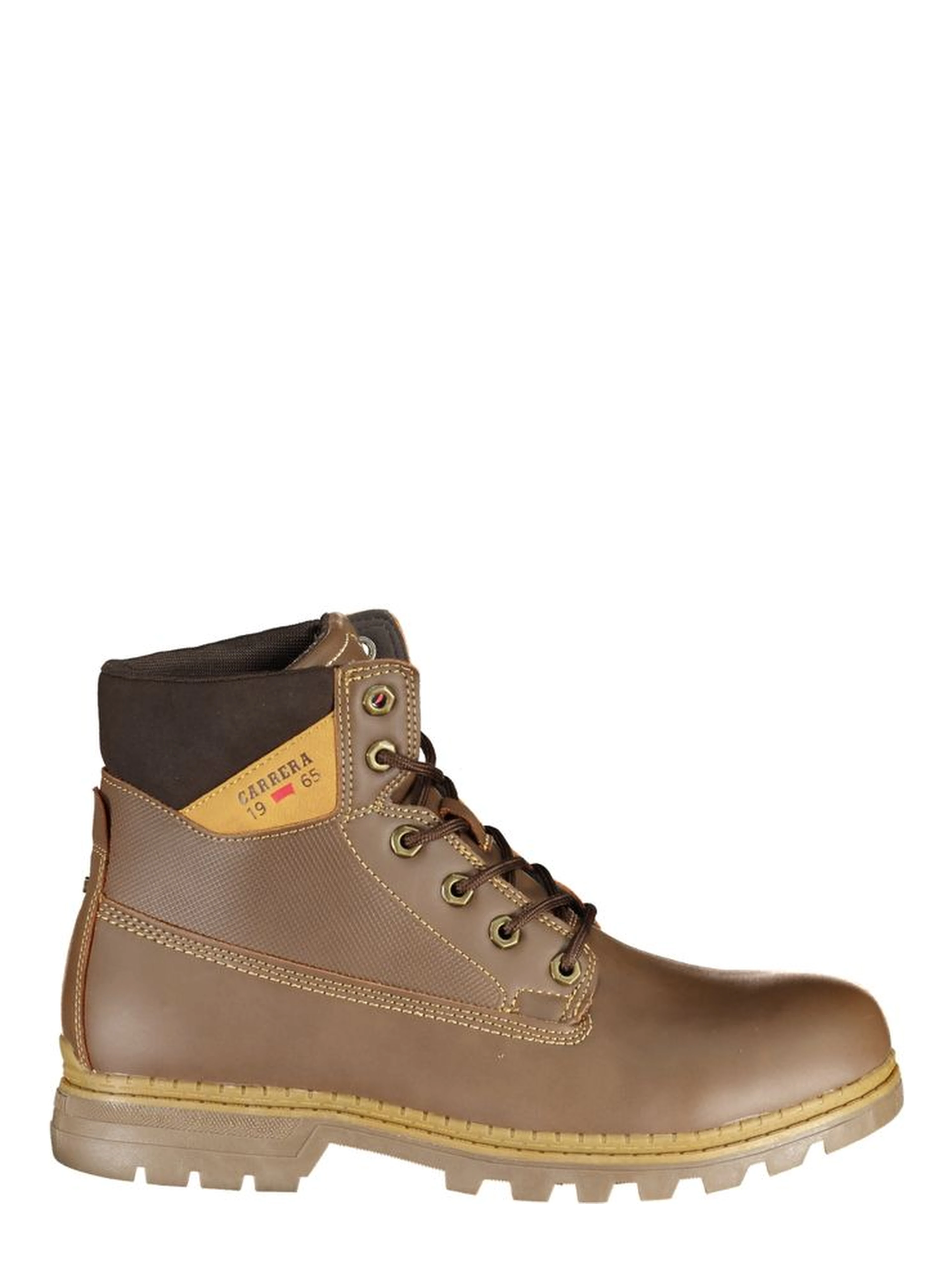 Brown Polyester Ankle