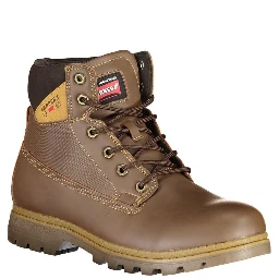 Brown Polyester Ankle