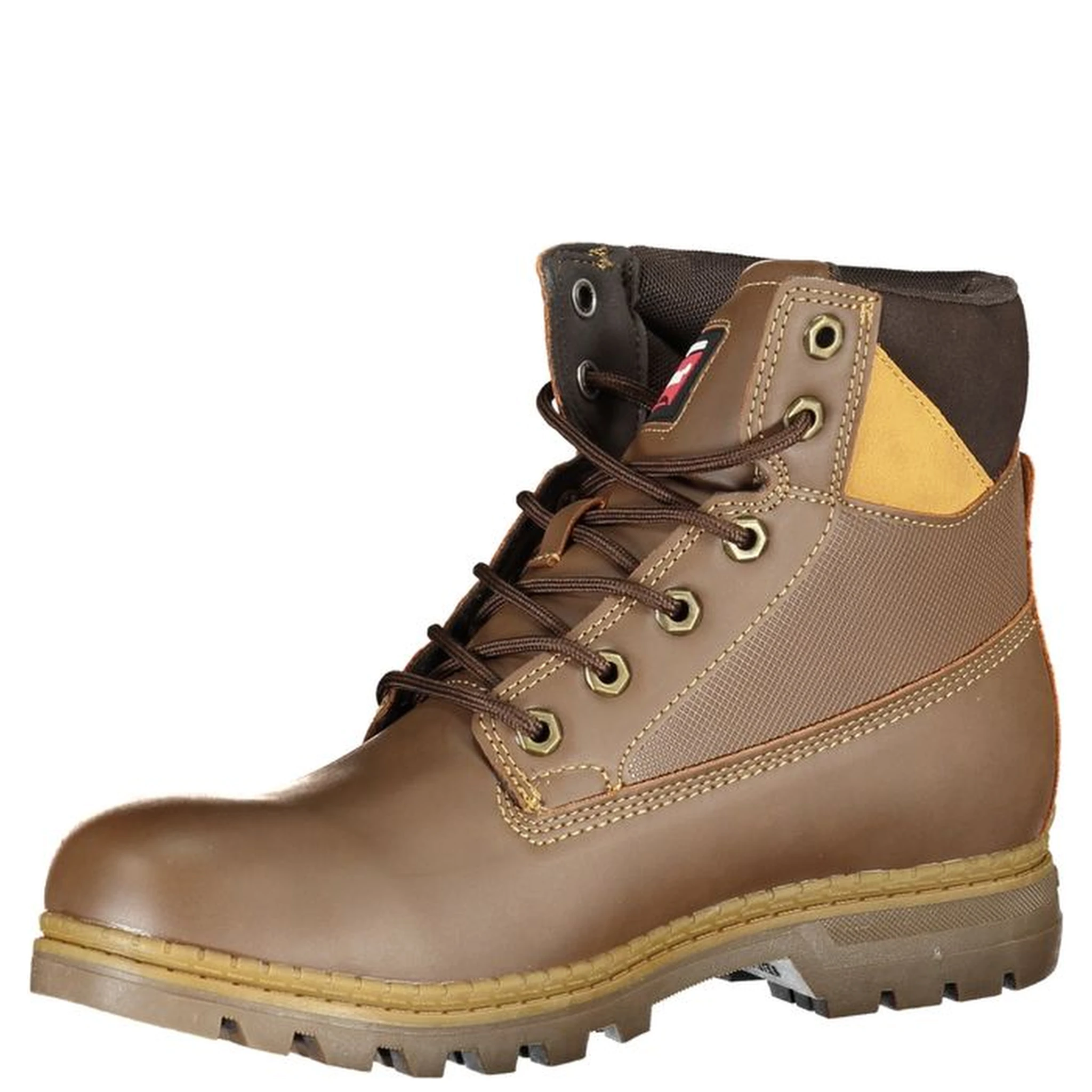 Brown Polyester Ankle