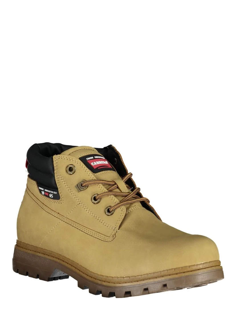 Beige Polyester Ankle