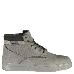 Gray Polyester Ankle