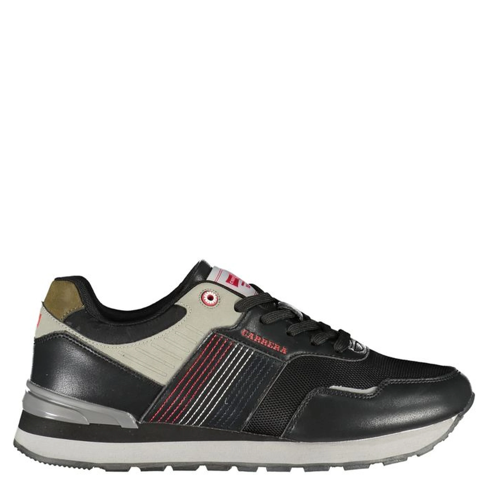 Black Polyester Sneaker