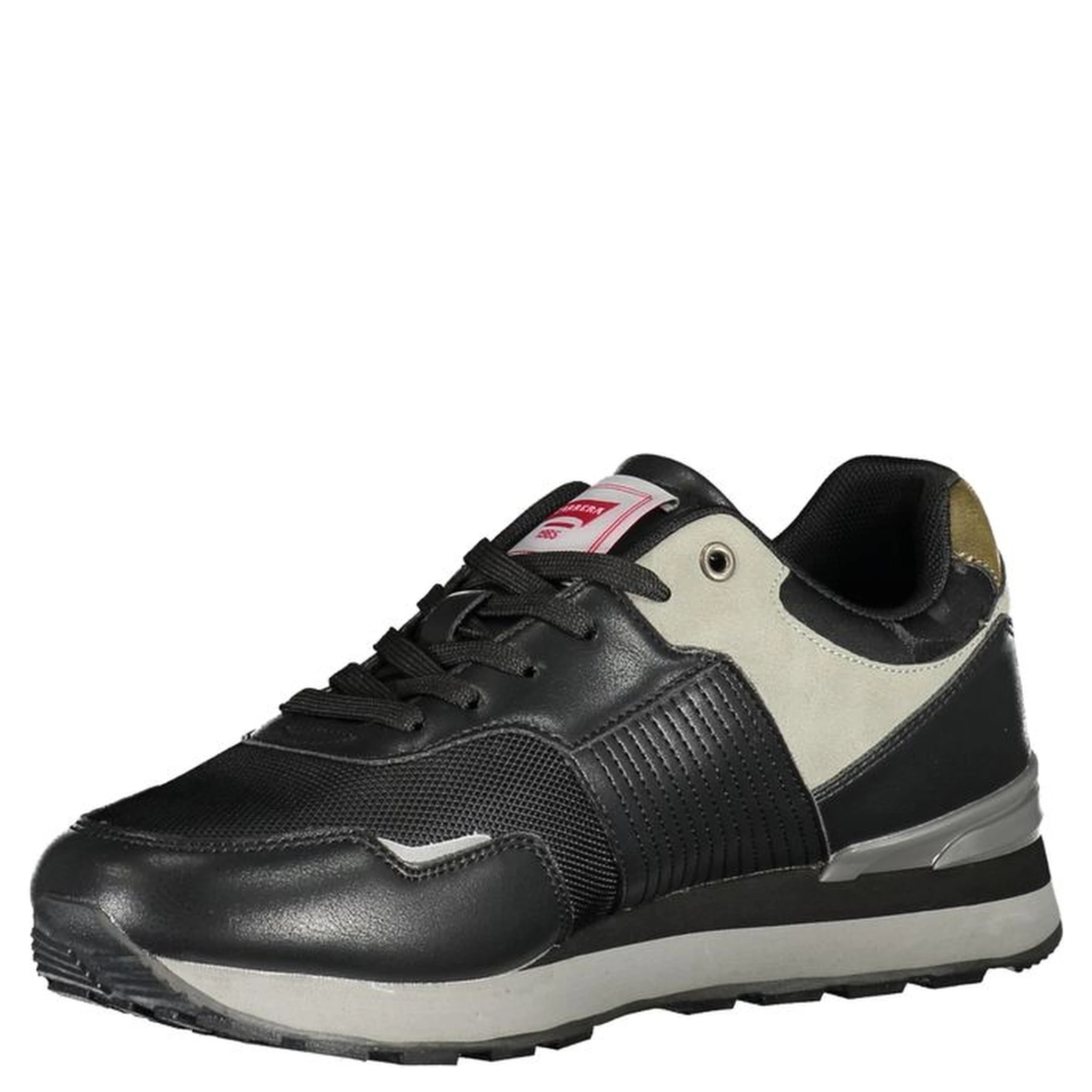 Black Polyester Sneaker