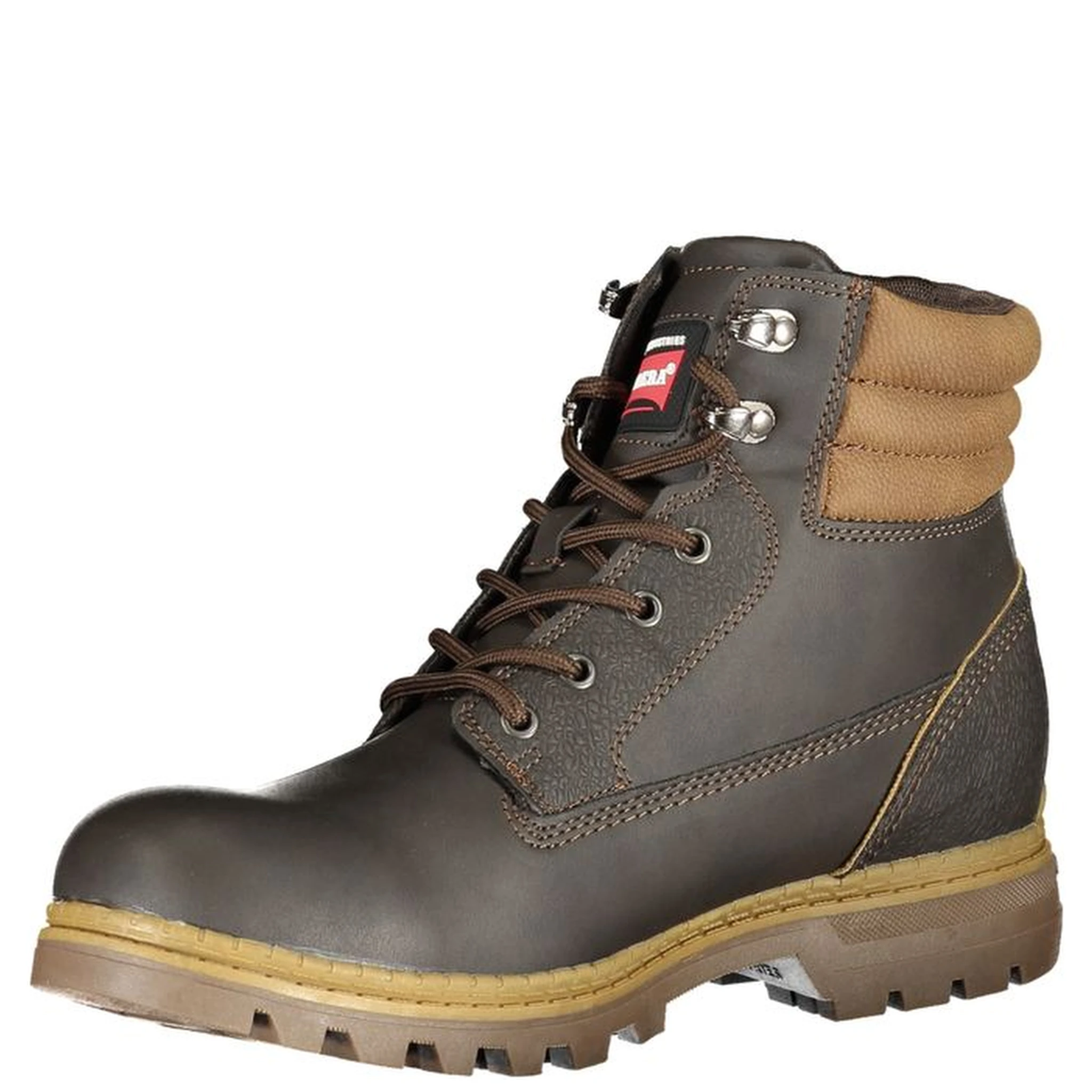 Brown Polyester Ankle