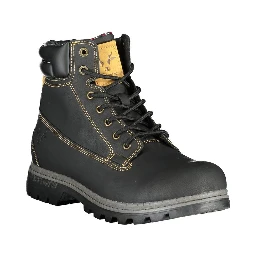 Black Polyester Ankle