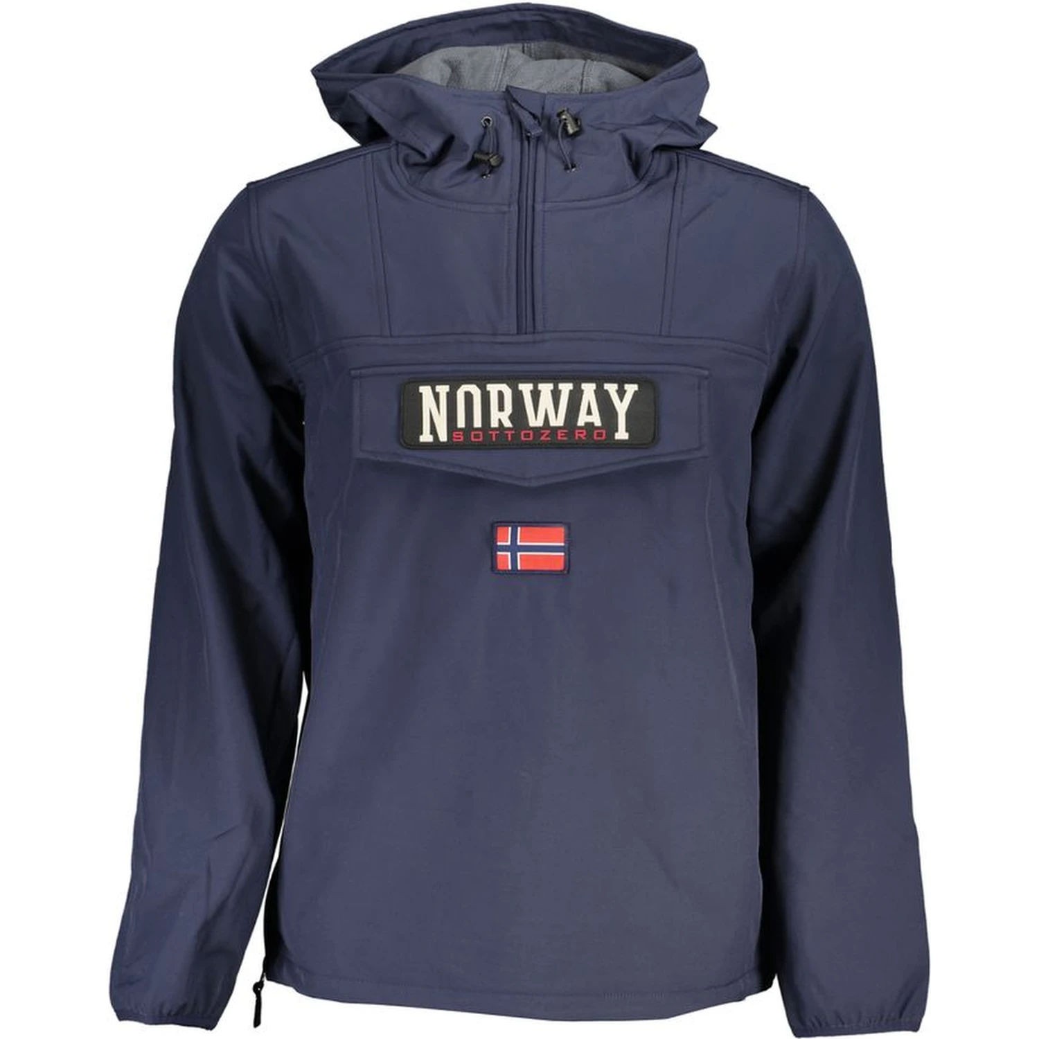 Blue Polyester Jackets & Coat