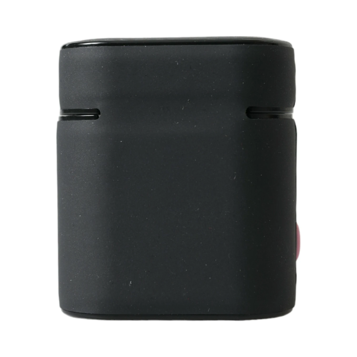 Black Pink Silicone Embossed Logo Airpods Case