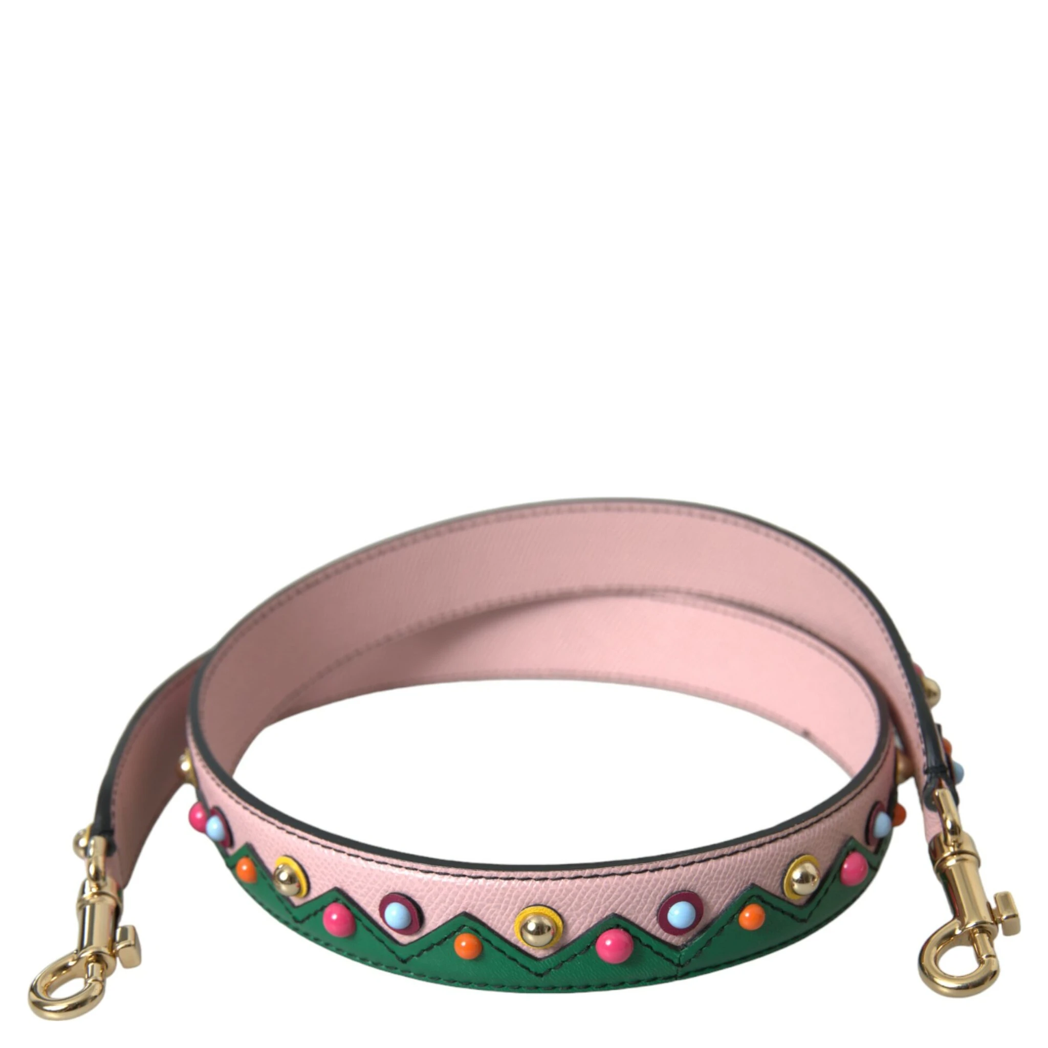 Pink Leather Handbag Accessory Shoulder Strap