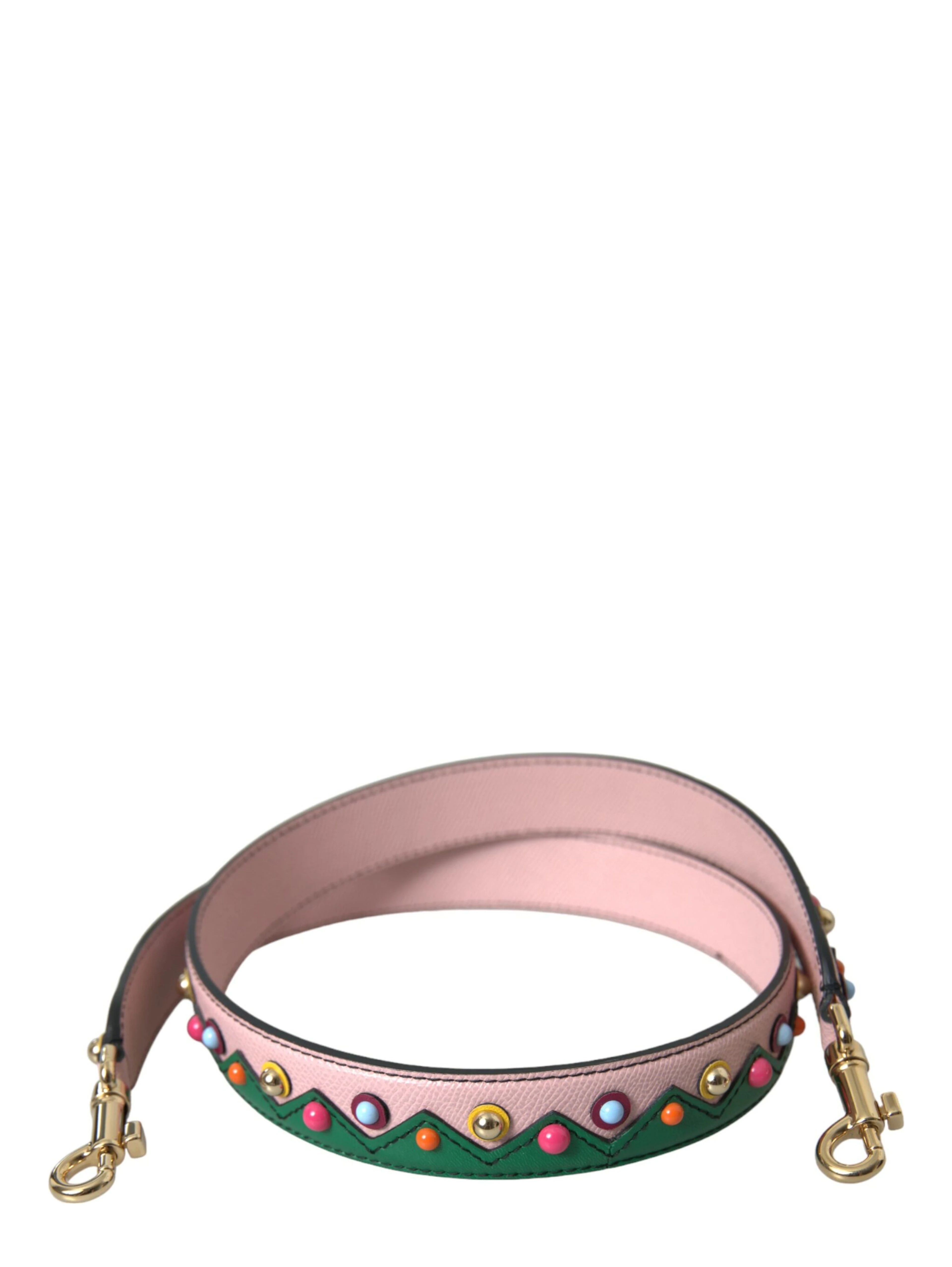 Pink Leather Handbag Accessory Shoulder Strap