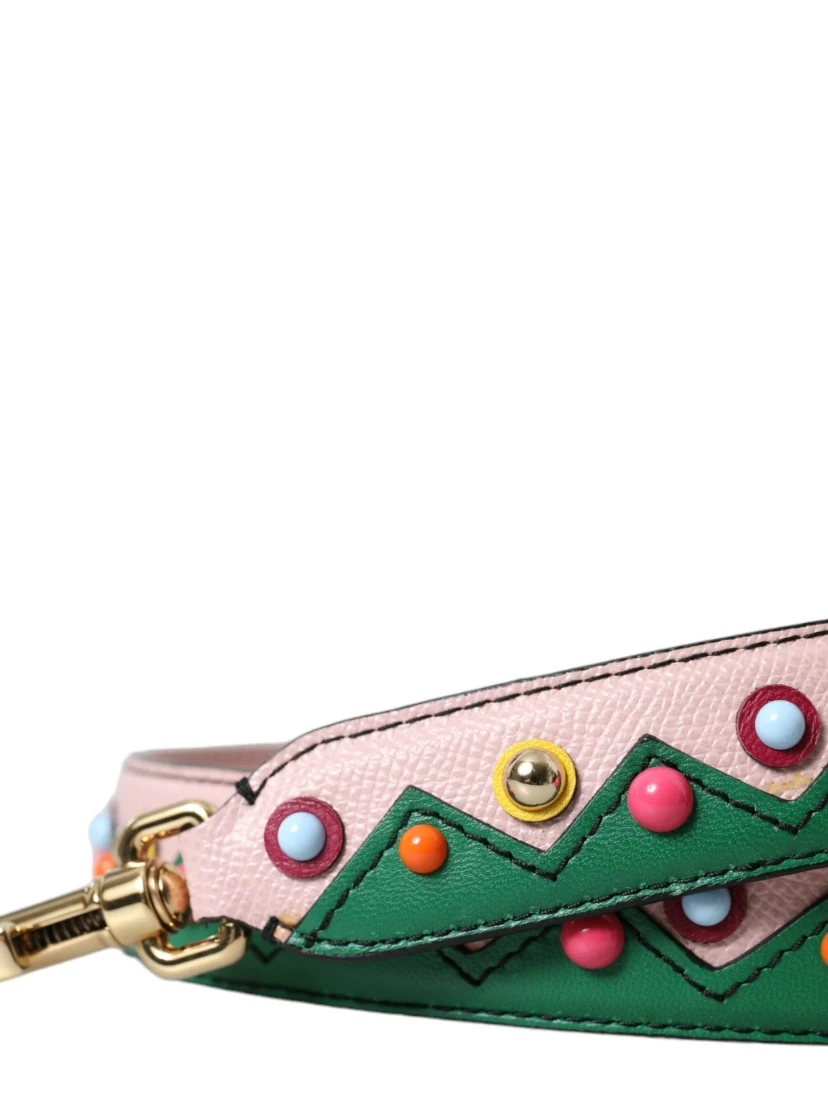 Pink Leather Handbag Accessory Shoulder Strap