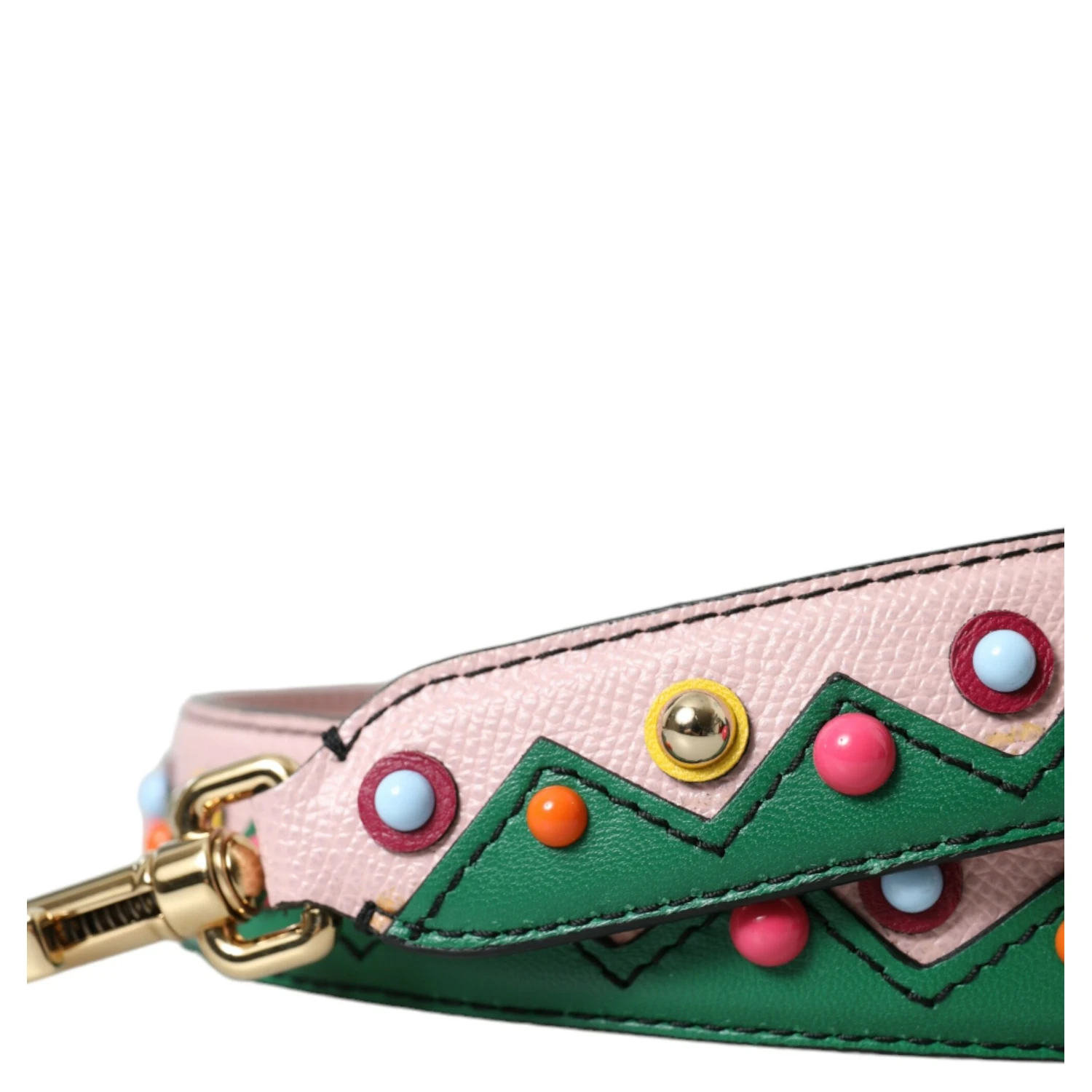 Pink Leather Handbag Accessory Shoulder Strap