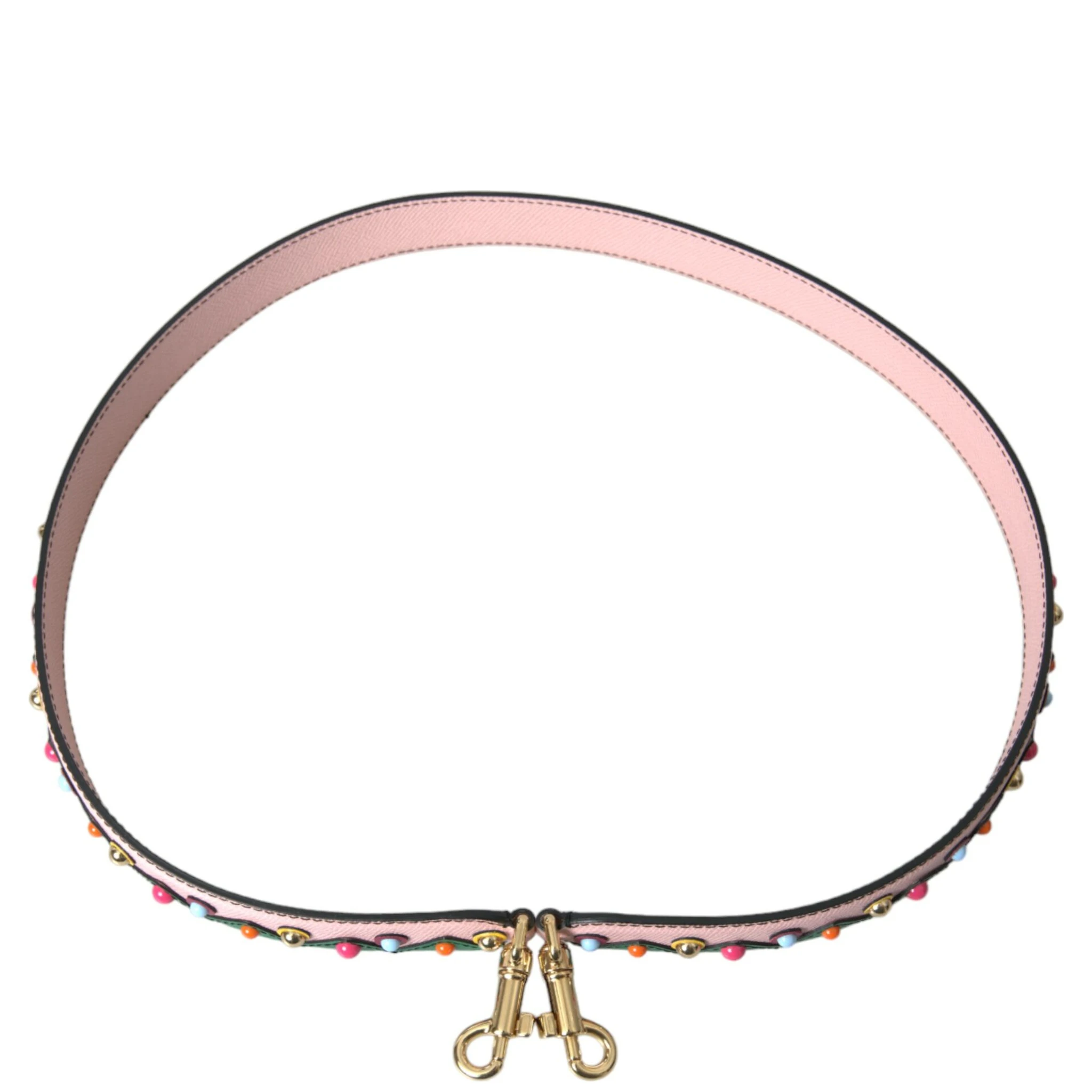 Pink Leather Handbag Accessory Shoulder Strap