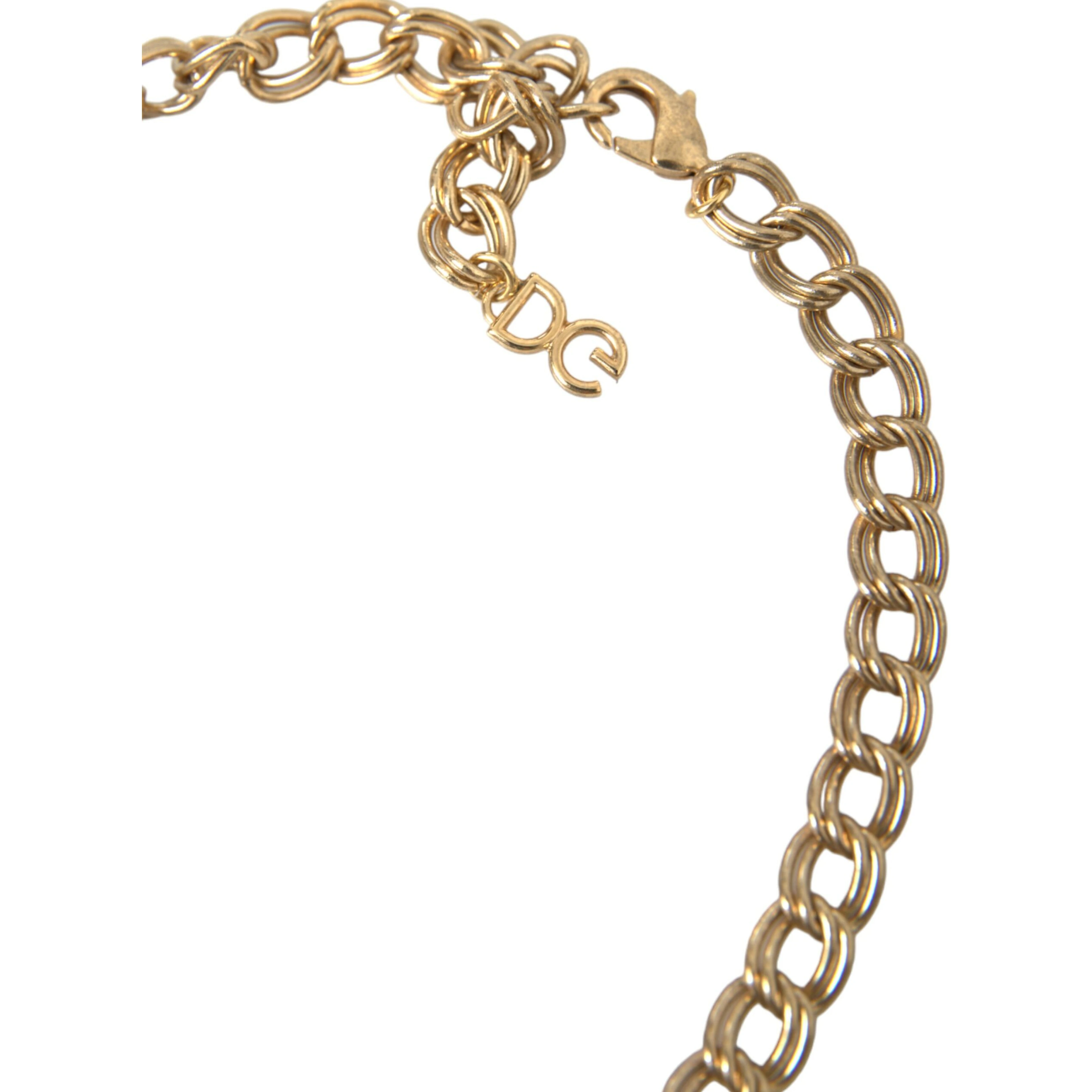 Gold Chain Rose Cross Strawberry Star Pendant Necklace