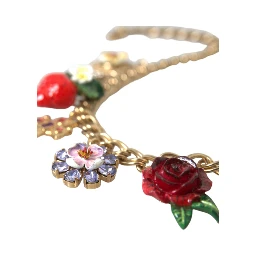 Gold Chain Rose Cross Strawberry Star Pendant Necklace
