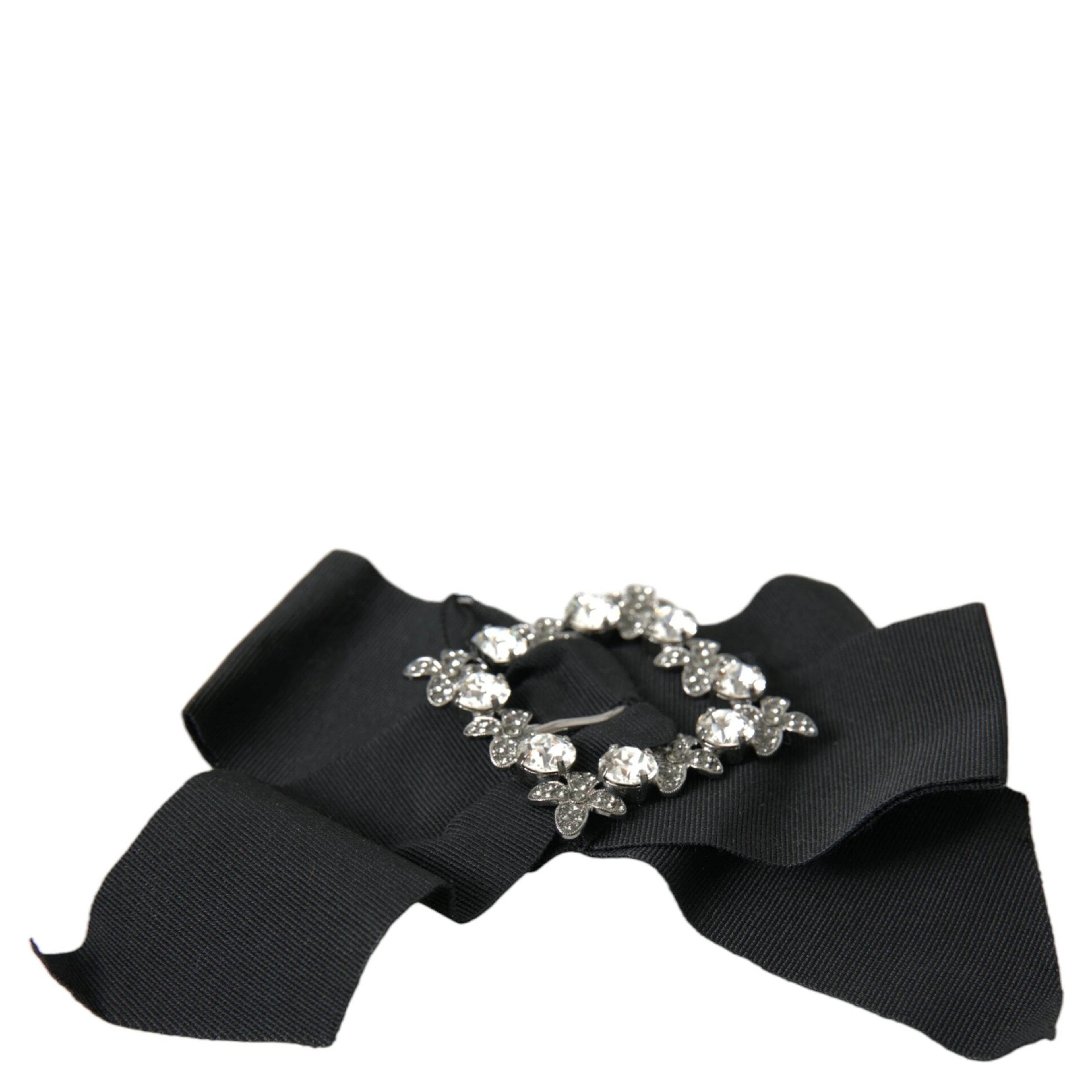 Black Swarovski Crystal Embellished Hair Clip