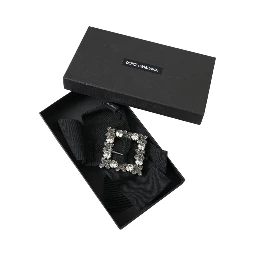 Black Swarovski Crystal Embellished Hair Clip