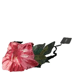 Black Viscose White Hair Parrucchiera Headband Diadem