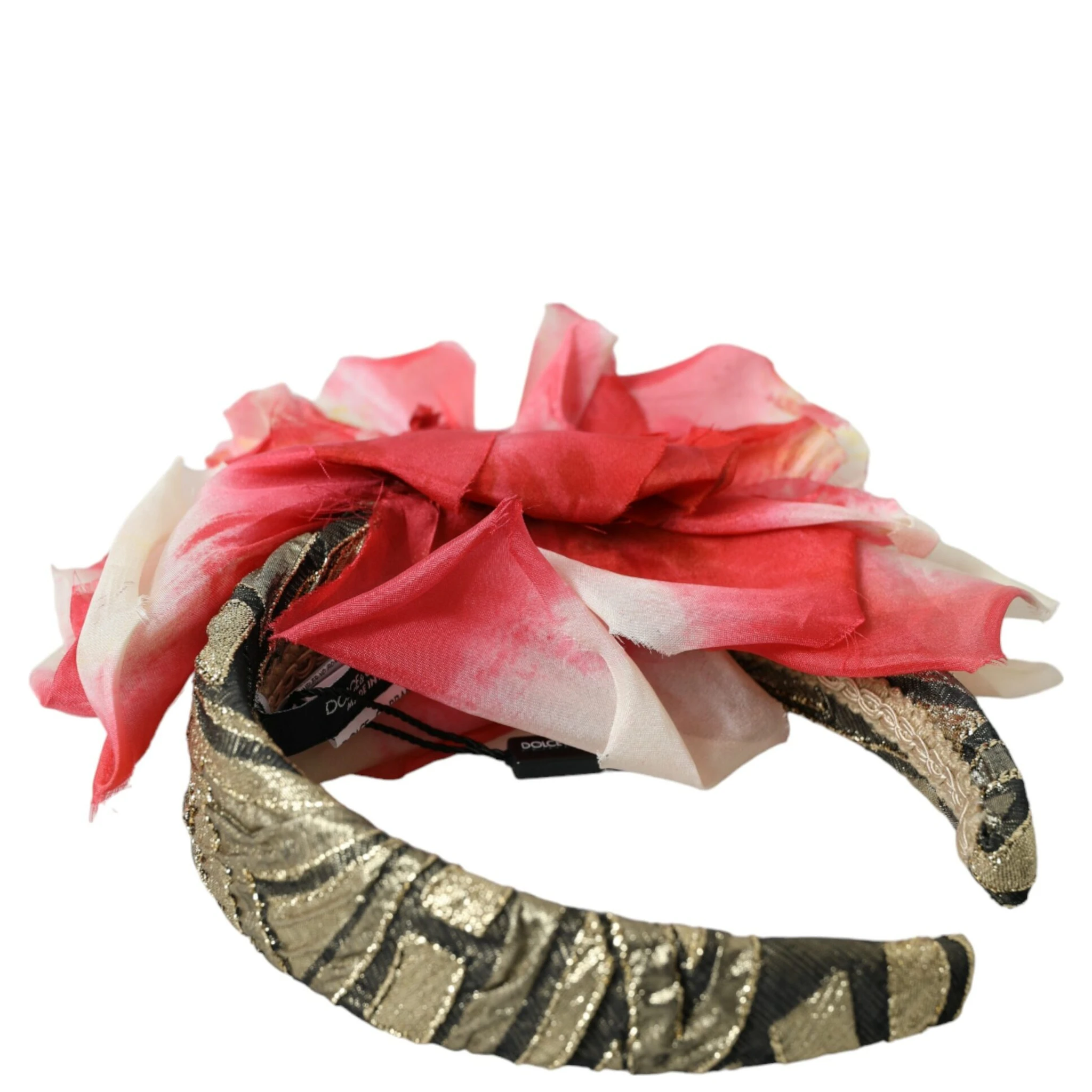 Multicolor Floral Applique Silk Women Headband Diadem