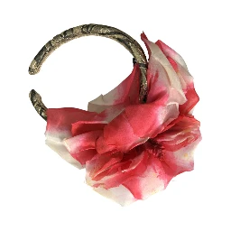 Multicolor Floral Applique Silk Women Headband Diadem