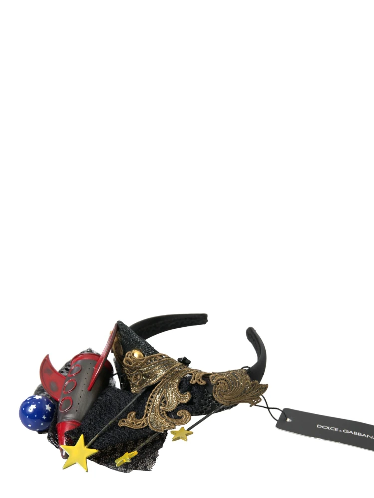 Multicolor Missile Rocket Crystal Stars Headband Diadem alternative