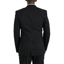 Black MARTINI Slim Fit Jacket Coat Blazer
