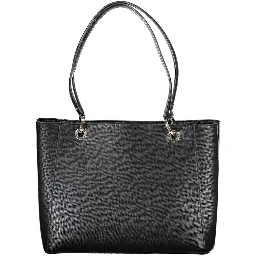 حقيبة يد من البولي إيثيلين الأسود