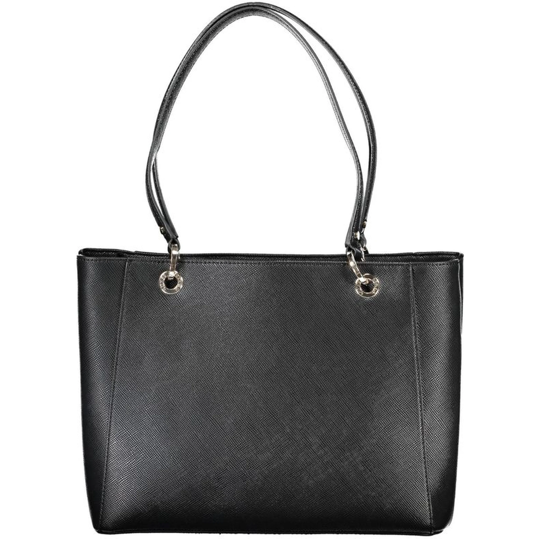 حقيبة يد من البولي إيثيلين الأسود