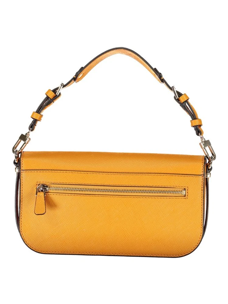 حقيبة يد برتقالية اللون مصنوعة من البولي إيثيلين alternative