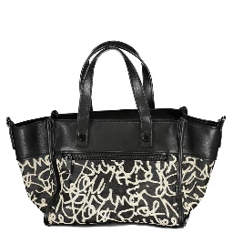 Black Polyester Handbag